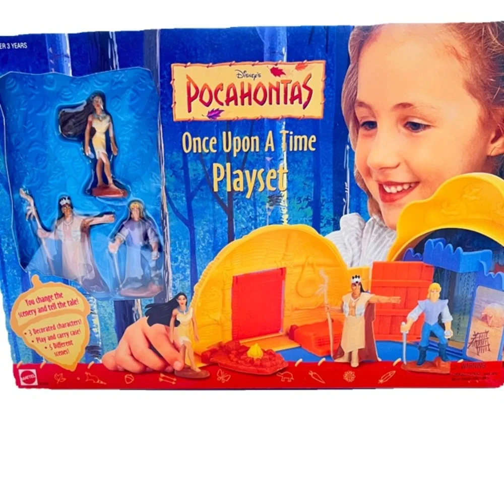 Disney’s Pocahontas Once Upon A Time Play Set. New in Box.